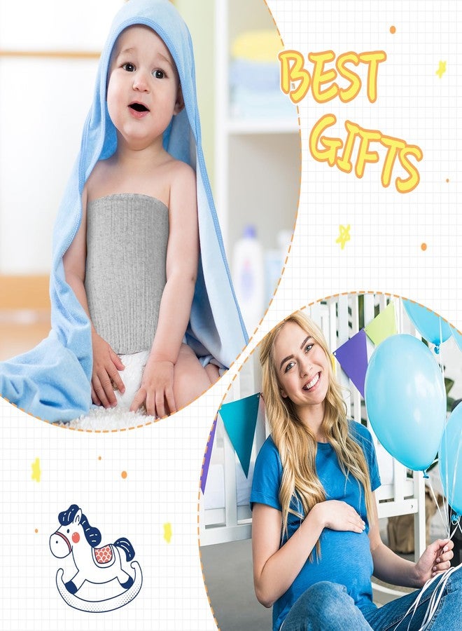 Cutecrop 10 Pcs Baby Belly Band Elastic Gtube Belt Double Layer Belly Button Cover Cotton Gtube Cover Umbilical Hernias Belt for Babies Toddler Boys Girls - Image 4